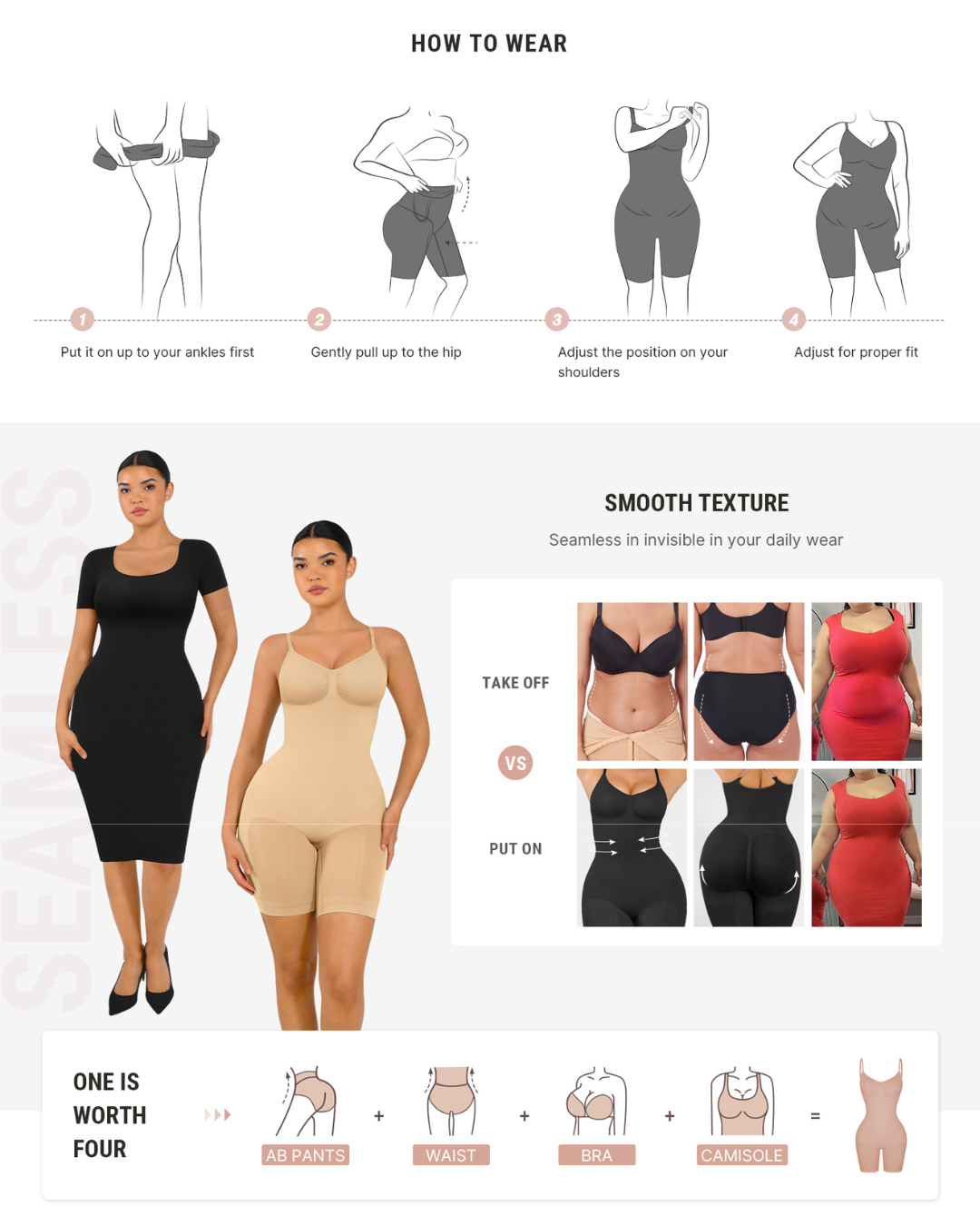 OH-SHAPE™ Sculpt & Lift Adaptive Bodysuit - image 6