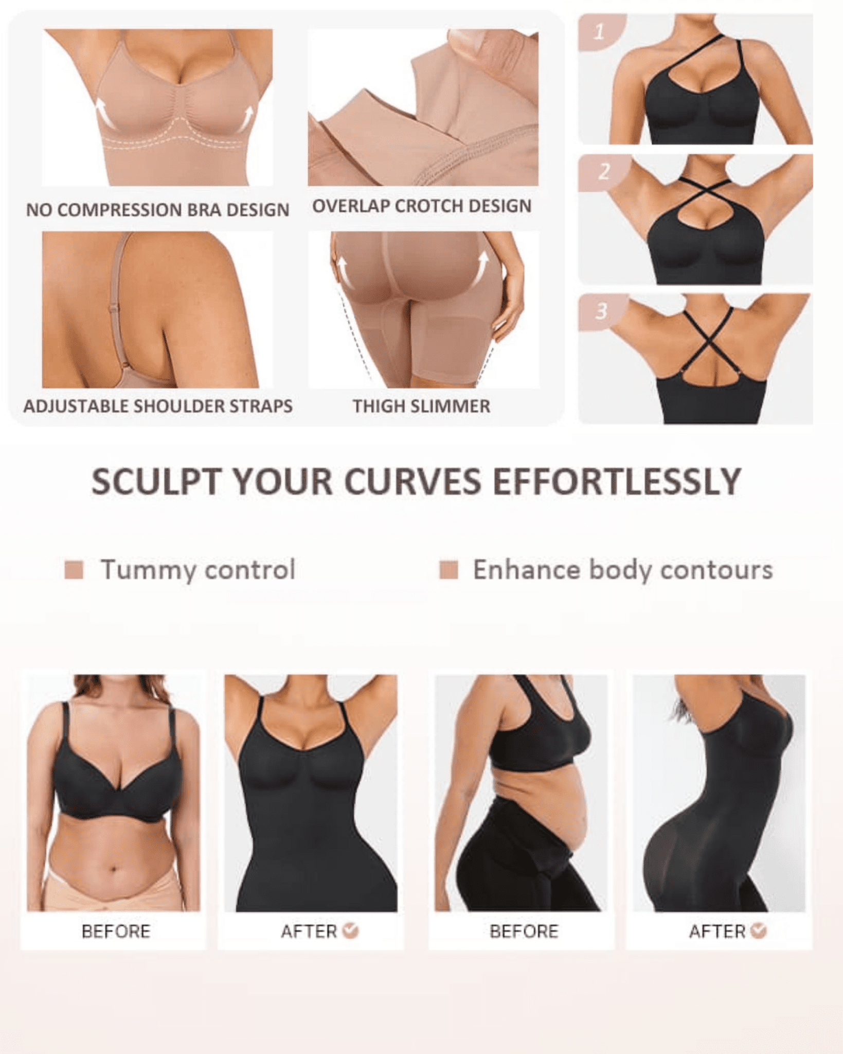 OH-SHAPE™ Sculpt & Lift Adaptive Bodysuit - image 15